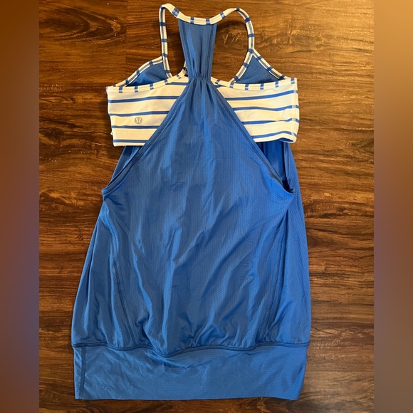 Lululemon Athletica No Limits Striped Tank-top Size 6 - Picture 4 of 10